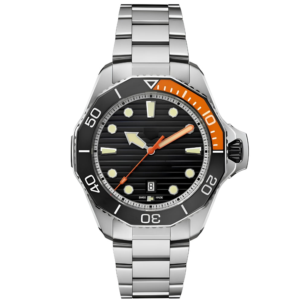 Aquaracer Professional 1000 Superdiver Automatic Date Black Dial 45mm