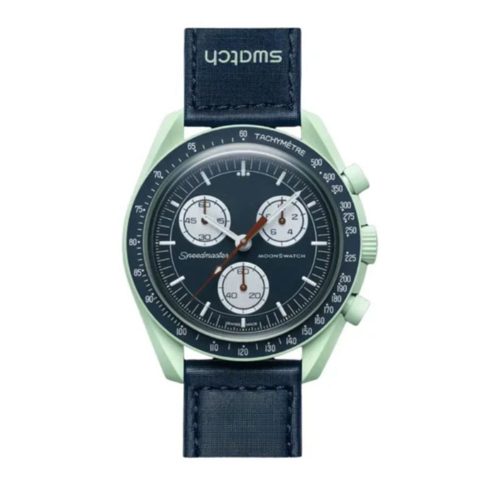 x Speedmaster MoonSwatch “Mission on Earth"