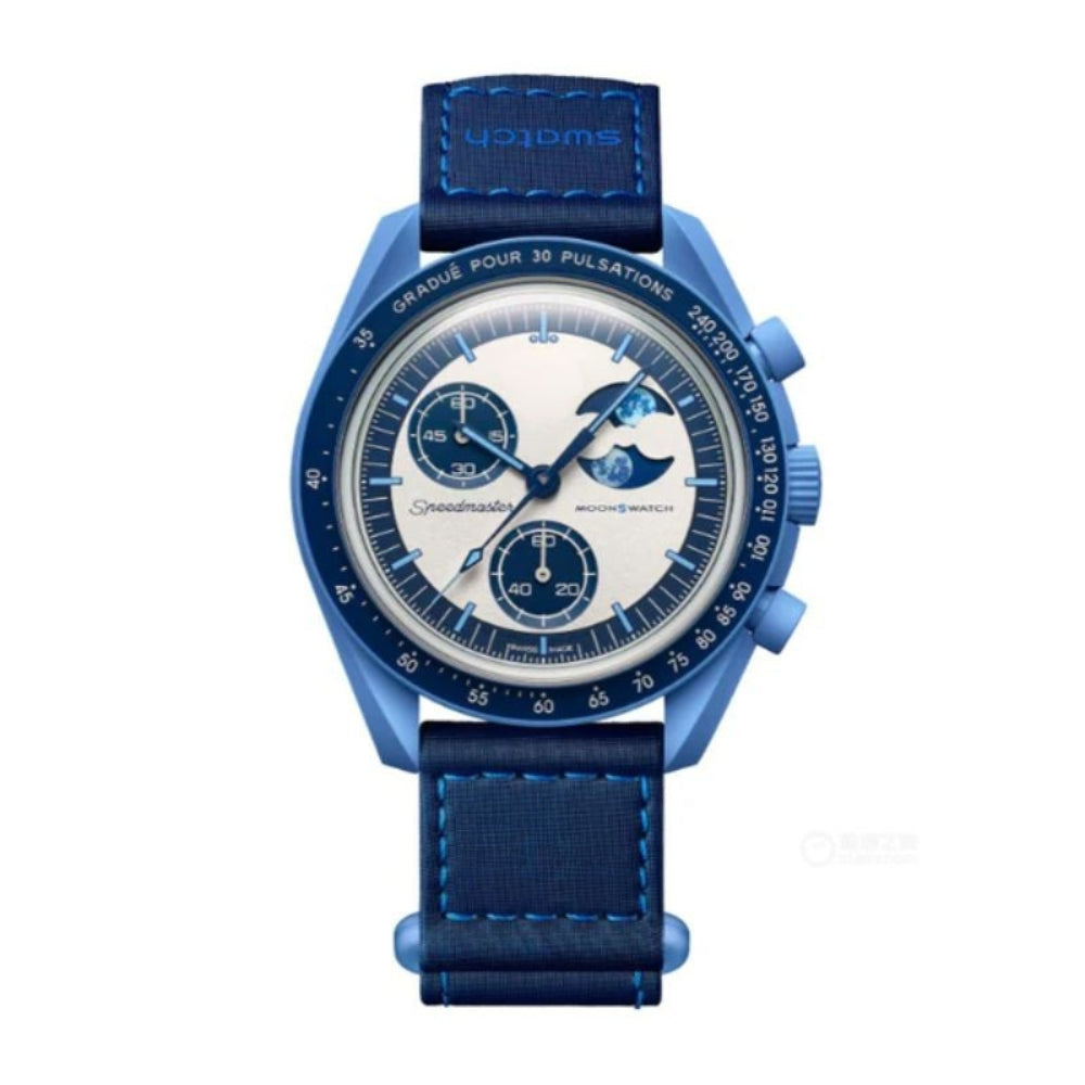 x Swatch Speedmaster MoonSwatch “Mission to the Blue Moonphase”